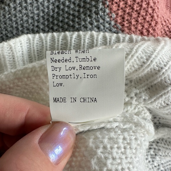 Cute color block sweater, Size 3XL, SHEIN - Picture 8 of 10